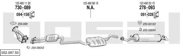 BOSAL 052.097.50 Exhaust System